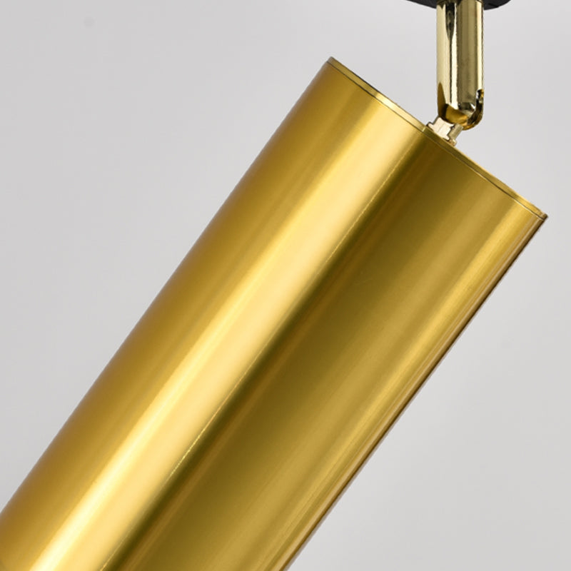 Plafonnier LED sur Rail de forme cylindrique, montage encastré en aluminium, Style Simple et moderne, pour magasin de vêtements
