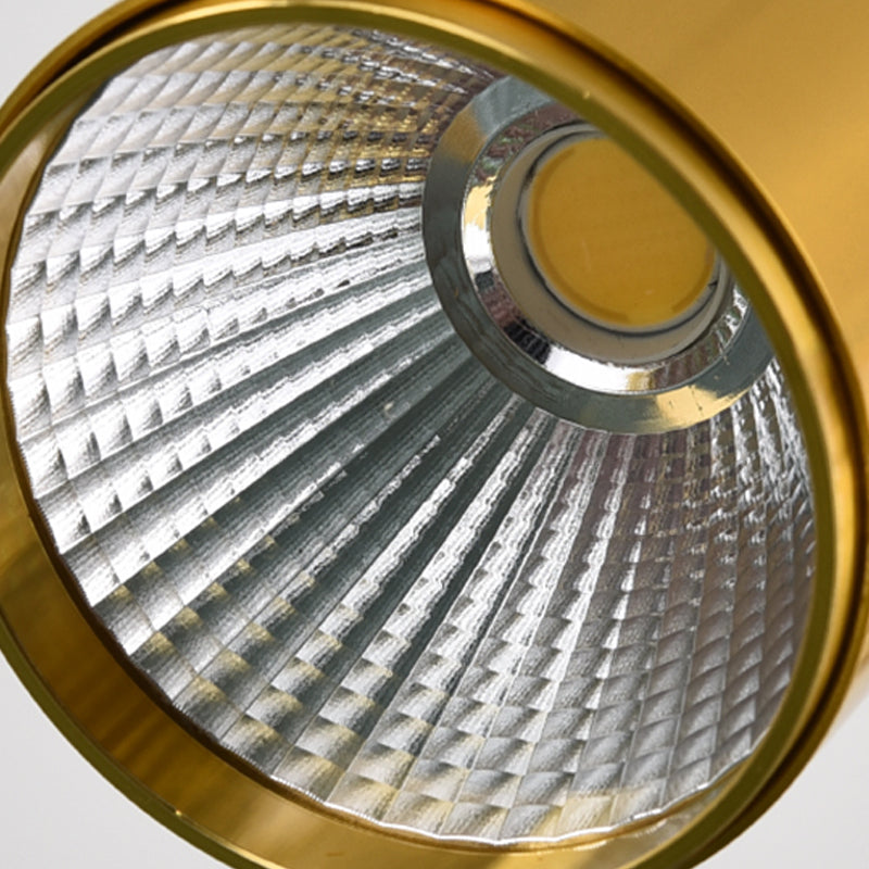 Plafonnier LED sur Rail de forme cylindrique, montage encastré en aluminium, Style Simple et moderne, pour magasin de vêtements