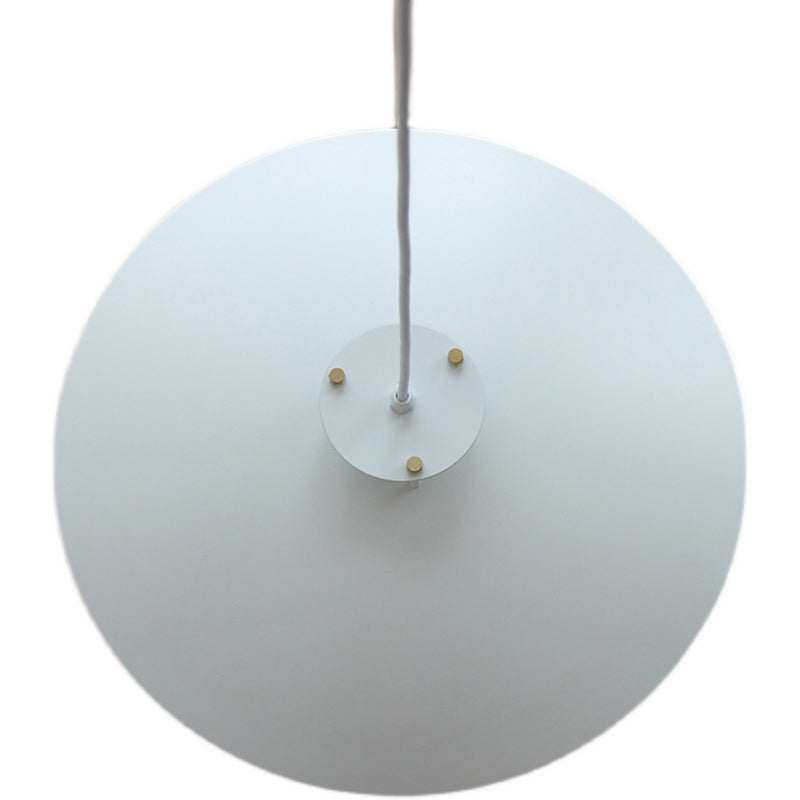 Pot Cover Shade Hanging Lighting Modern Style Metal 1 Light Pendant Lamp for Restaurant