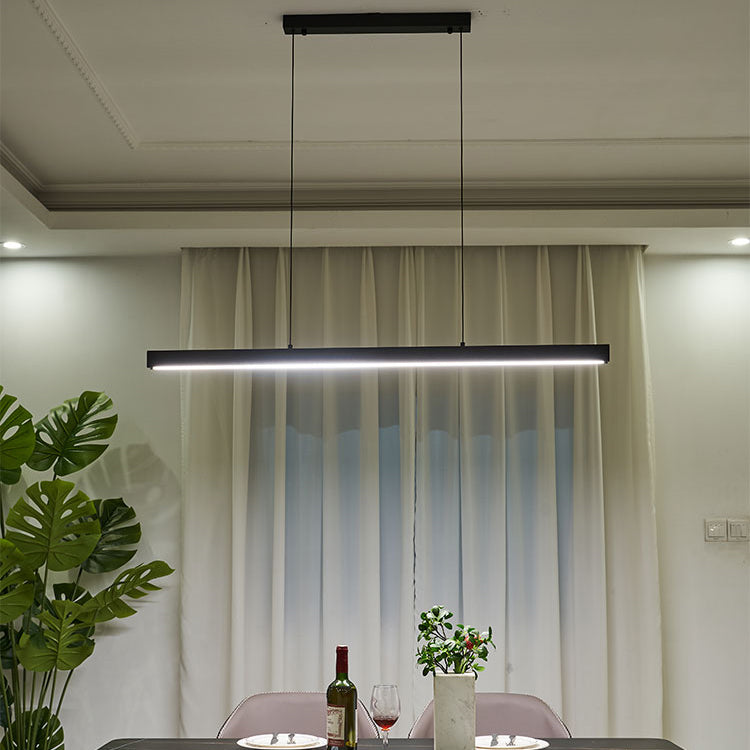 Gerade Form Island Light Modern 1 leichte LED Hängende Licht für Wohnzimmer