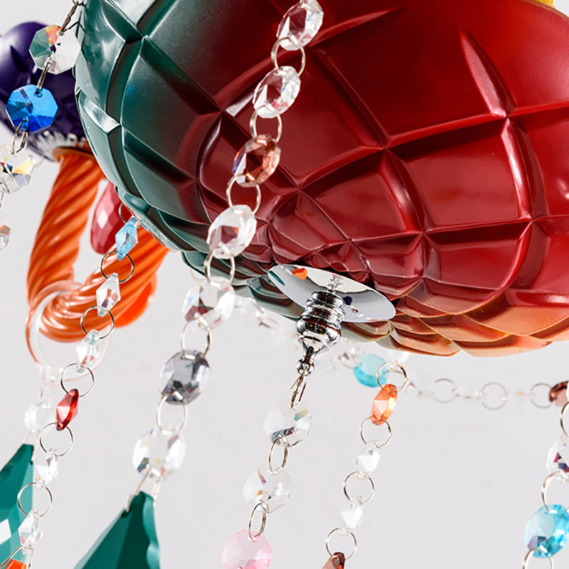 European Style Crystal Chandelier Candle Pendant Lighting Fixtures for Child Room