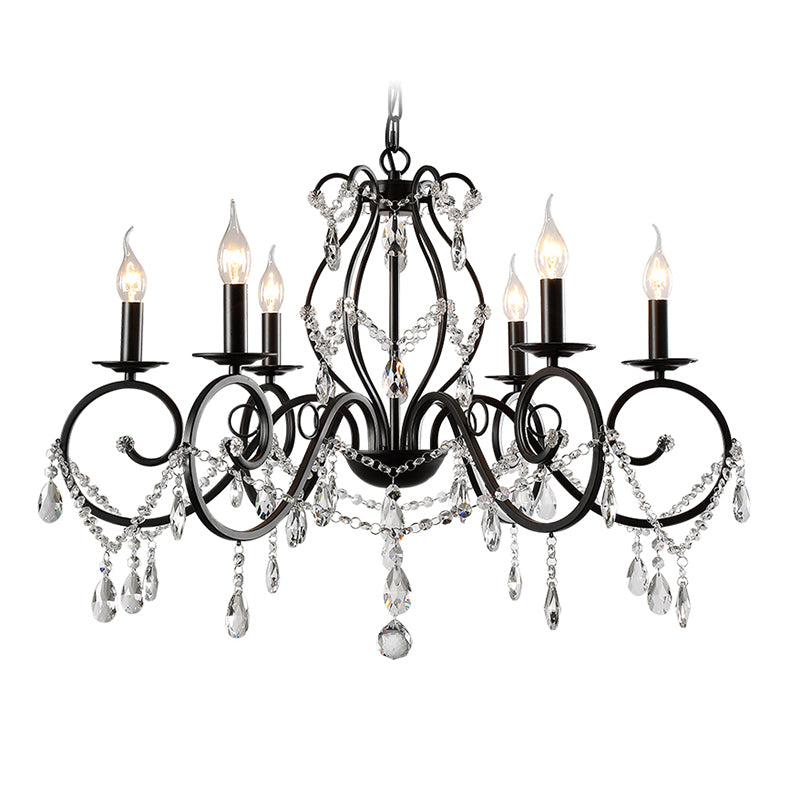 Lustre de bougie de campagne