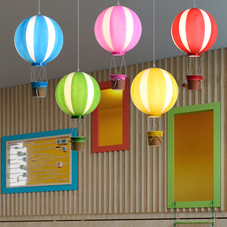Hot Air Balloon Pendant Lighting 1-Light Kindergarten Ceiling Lamp(without doll)