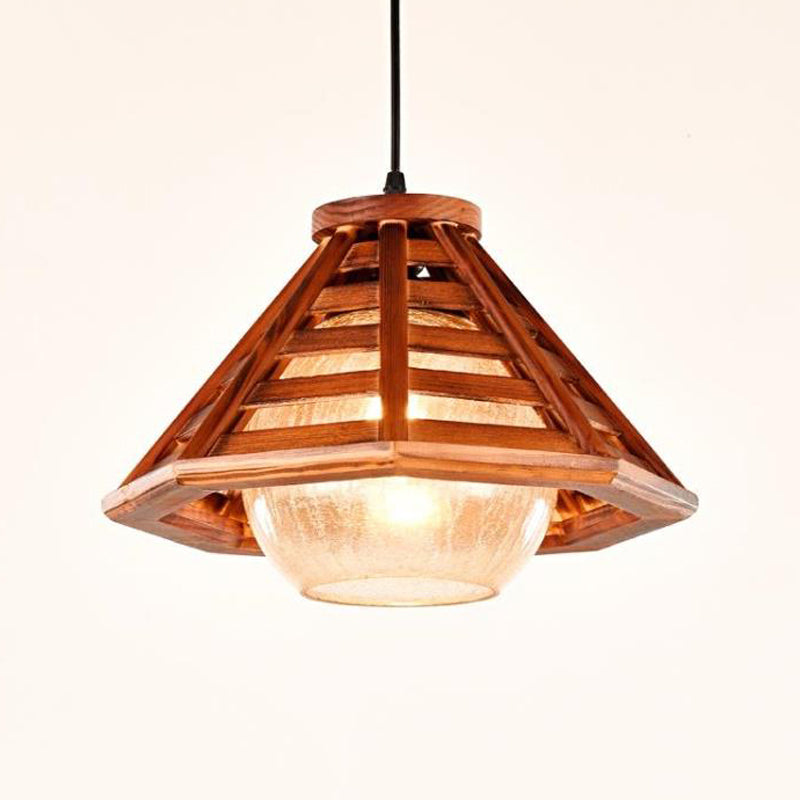 Assayage d'éclairage suspendu en bois moderne pour le café Room