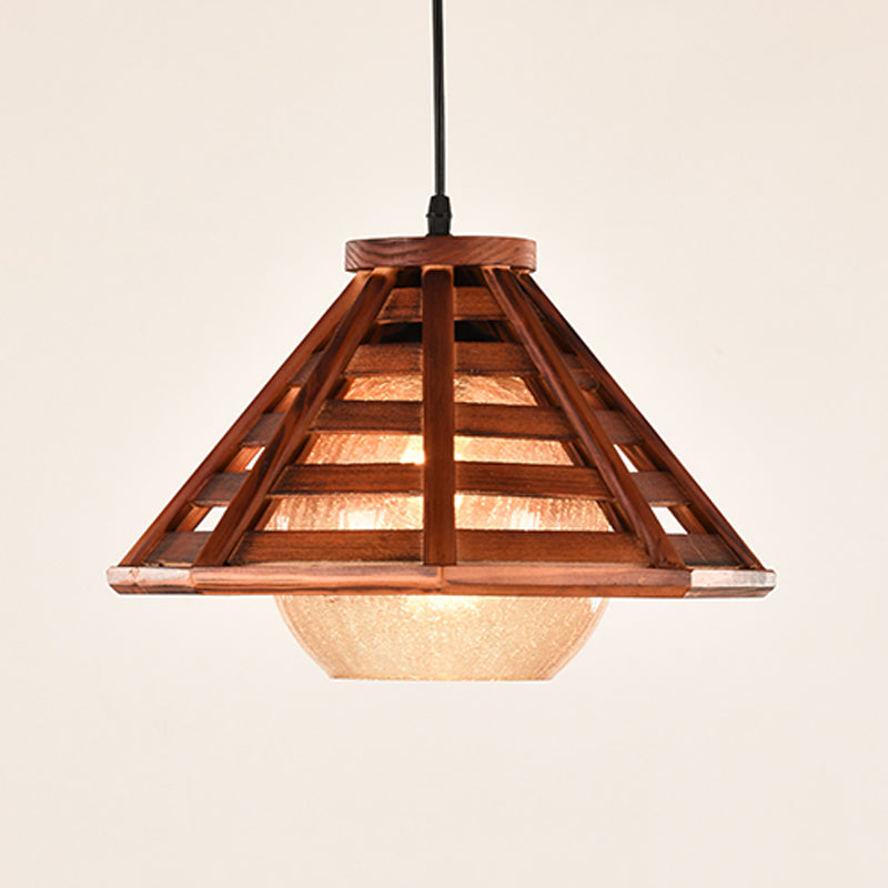 Assayage d'éclairage suspendu en bois moderne pour le café Room