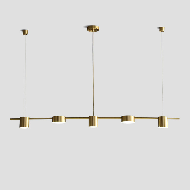 Multi Light Dining Room Island Chandelier Lights Postmodern Metal LED Island Lighting
