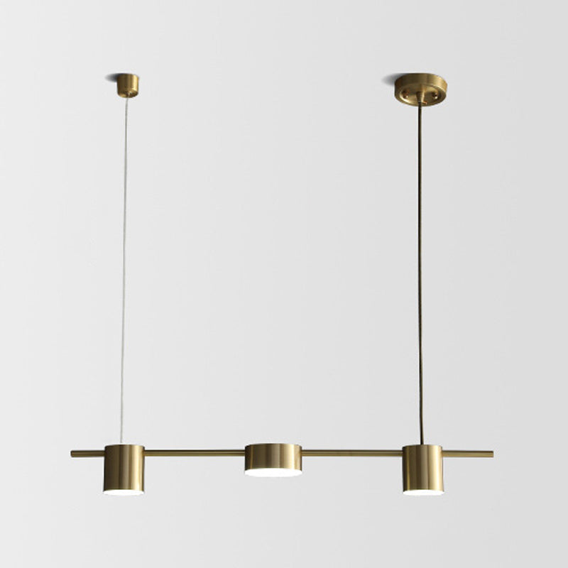 Multi Light Dining Room Island Chandelier Lights Postmodern Metal LED Island Lighting