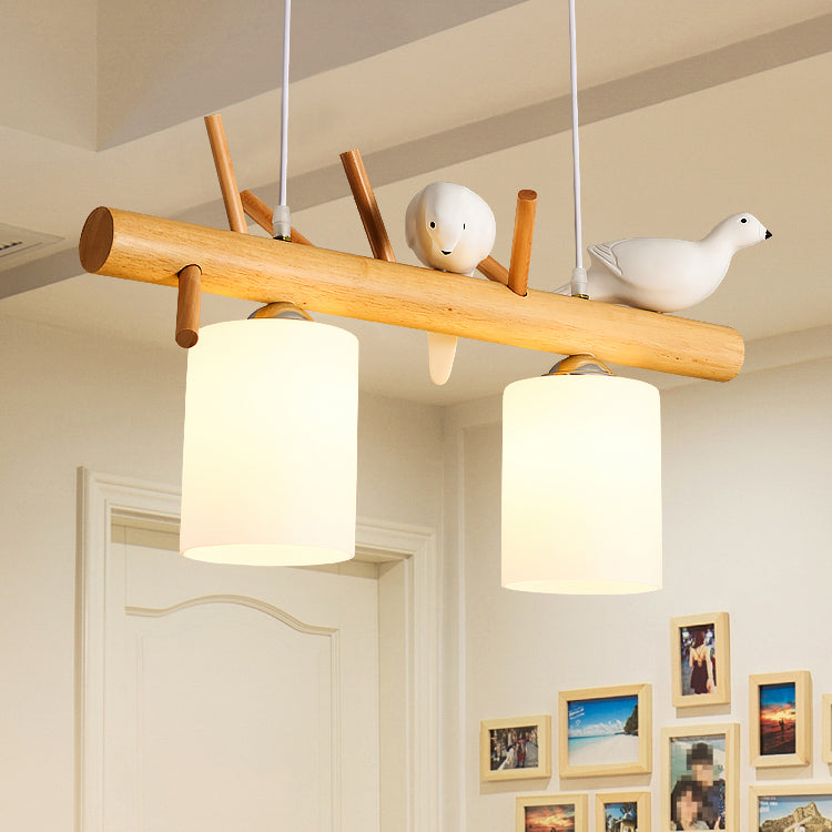 Multi Head Island Chandelier Lights Modern White Blanc Verre Hanging Lightture