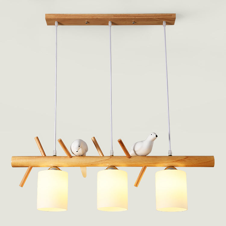 Multi Head Island Chandelier Lights Modern White Blanc Verre Hanging Lightture