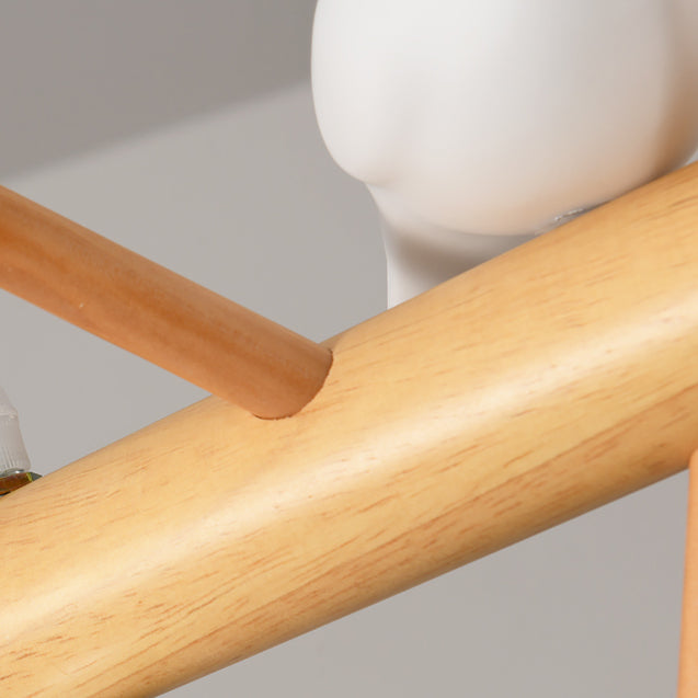 Multi Head Island Chandelier Lights Modern White Blanc Verre Hanging Lightture