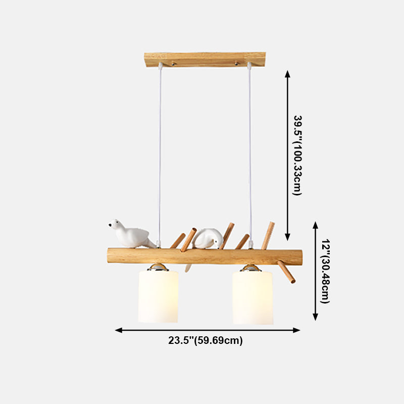 Multi Head Island Chandelier Lights Modern White Blanc Verre Hanging Lightture
