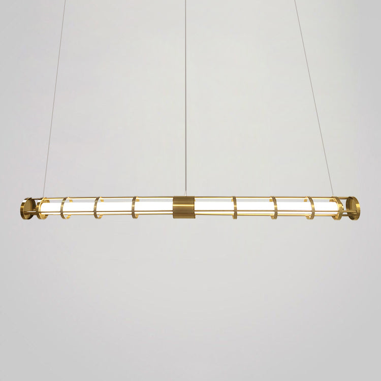 LED Postmodern Island Chandelier Lights Metal Island Lighting for Dining Room