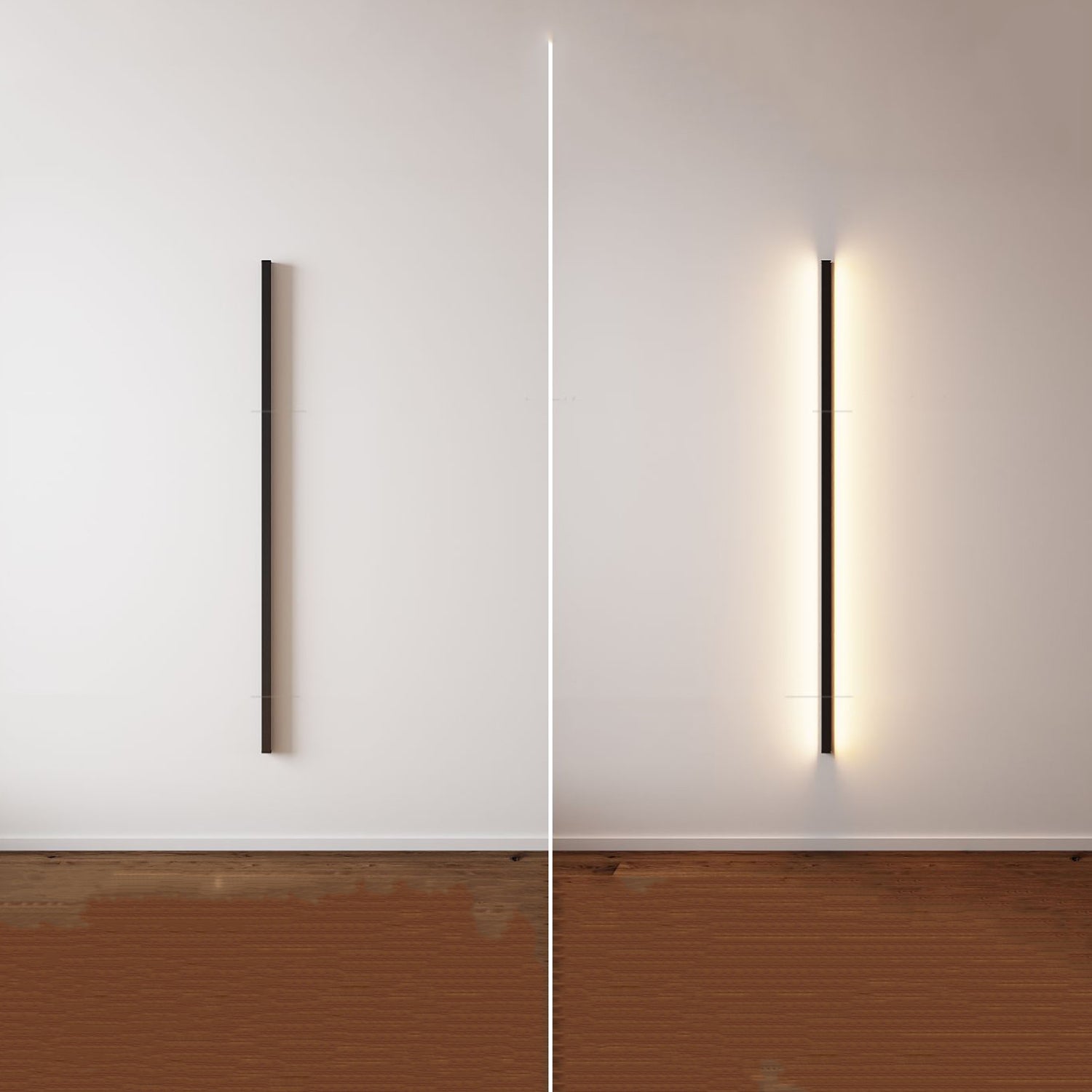 Nordische moderne Wandleuchten leichter Wohnzimmer Einfaches LED LAND STRIP WALL LAMPELTURE