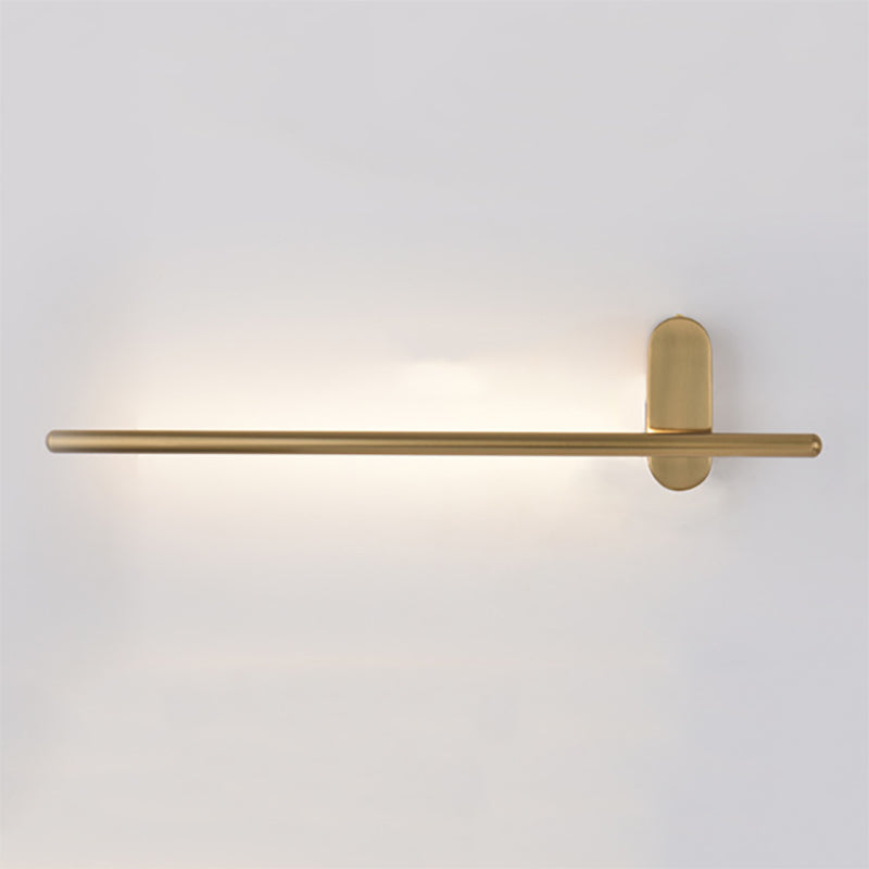 Nordic Style Messing Wandleuchte gerade LED -Wandleuchte für Wohnzimmer