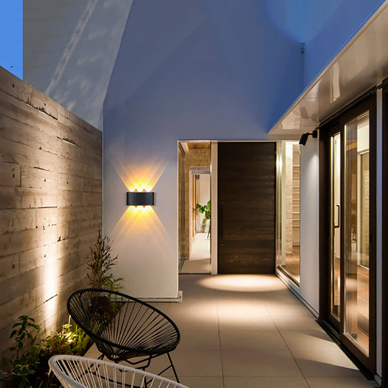 Einfache Wandhalterung helles nordisches modernes LED -Wandleuchtenlampenvorrichtung für Wohnzimmer