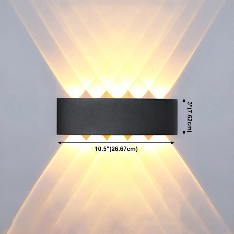 Einfache Wandhalterung helles nordisches modernes LED -Wandleuchtenlampenvorrichtung für Wohnzimmer