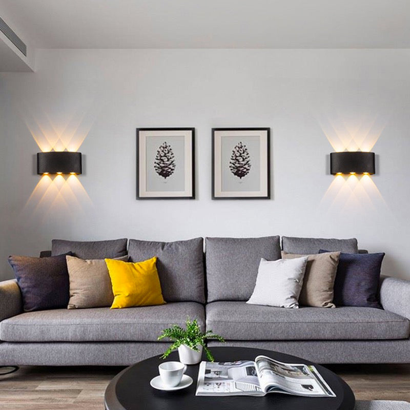 Rechteck Wandmontage Licht Nordic Modern Led Wandleuchte Leuchte für Wohnzimmer