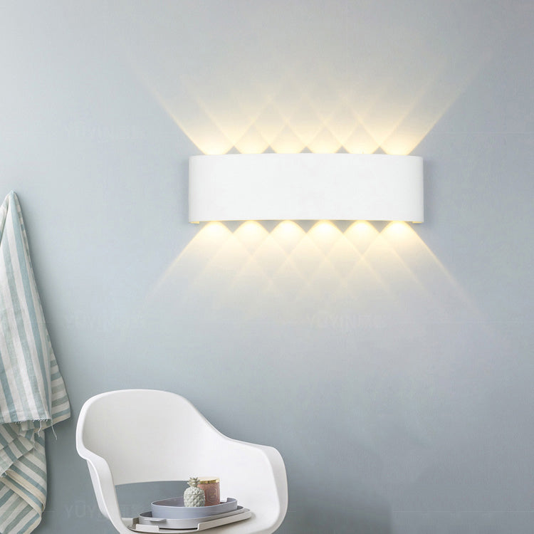 Rechteck Wandmontage Licht Nordic Modern Led Wandleuchte Leuchte für Wohnzimmer