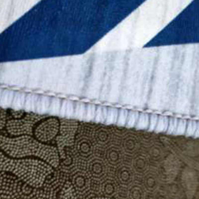 Abstract Rug Polyester Contrast Color Rug Stain Resistant Rug for Living Room