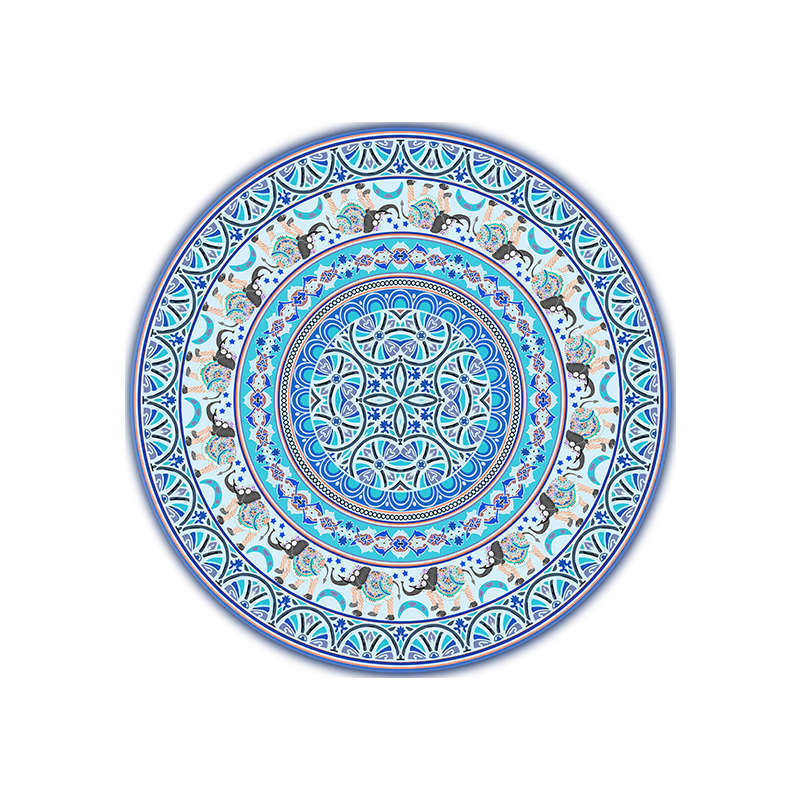 Tappeto di tappeto di tappeto di elefante etnico vintage per arredamento per la casa