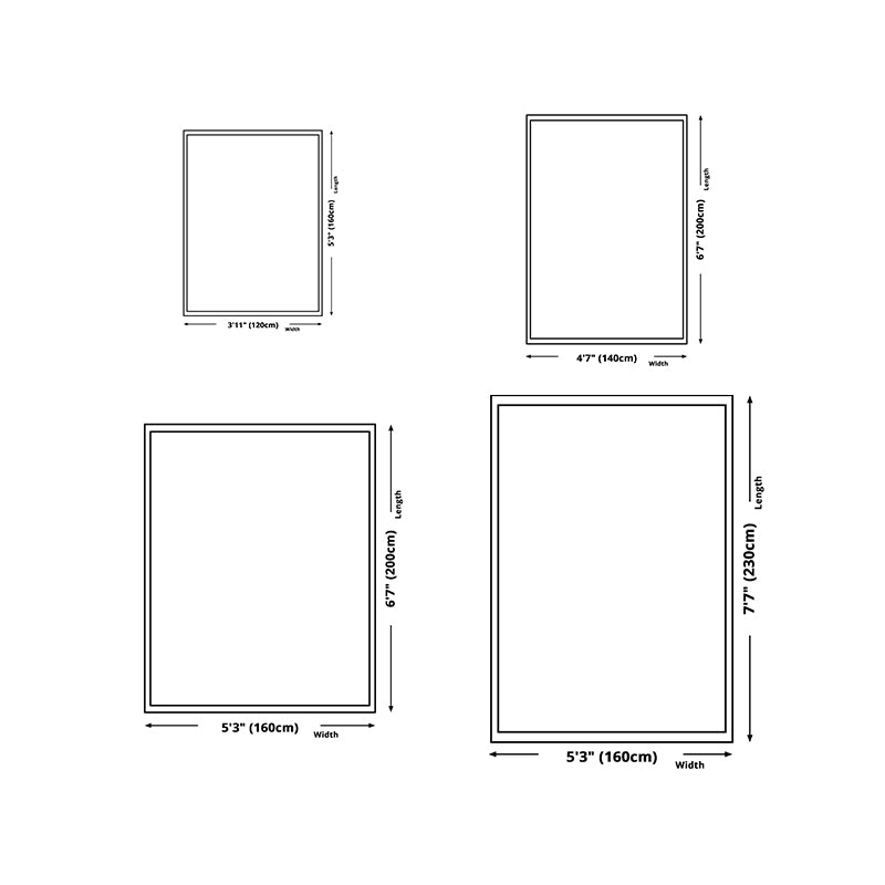 Traditionele tribale vloerkleed tapijtvlekbestendig binnenvleed voor woningdecoratie