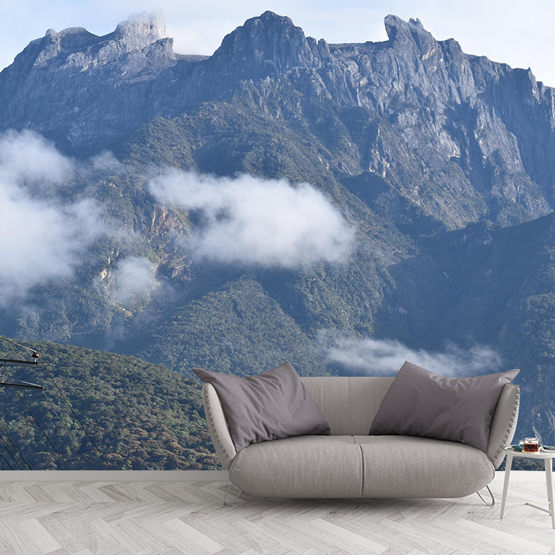 Horizontal Photography Mountain Landscapes Mural Eco-friendly Wallpaper for Wall Decor