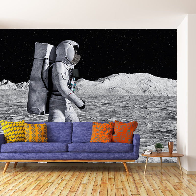 Photography Stain Resistant Mural Wallpaper Universe Living Room Wall Mural
