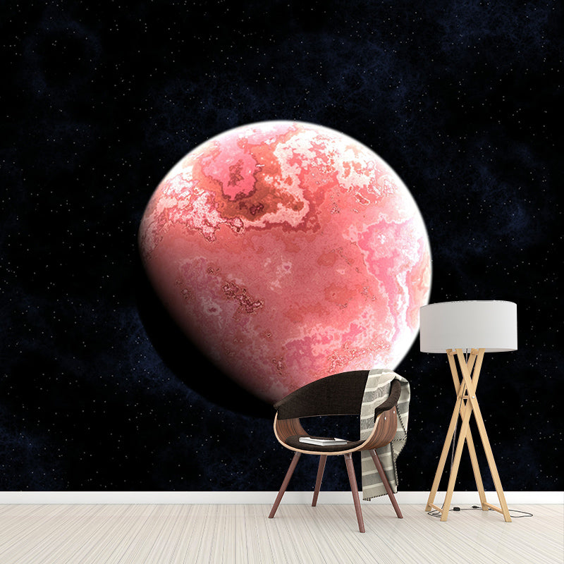 Environment Friendly Wall Mural Wallpaper Planets Sitting Room Wall Mural