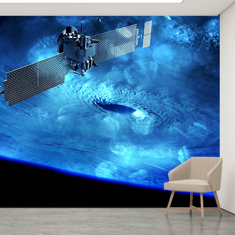 Dark Color Wall Mural Wallpaper Universe Sitting Room Wall Mural