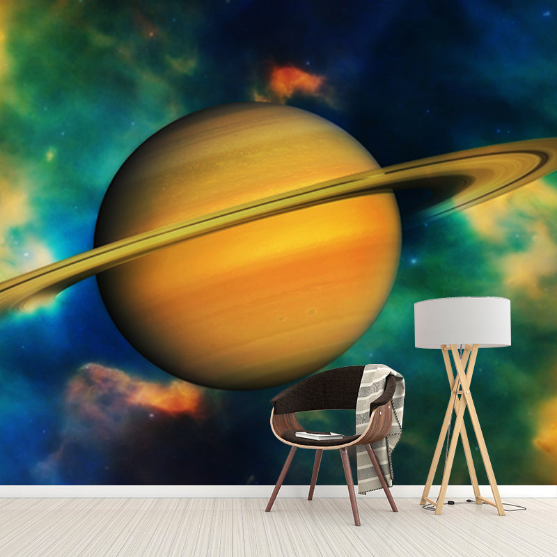 Dark Color Wall Mural Wallpaper Universe Sitting Room Wall Mural