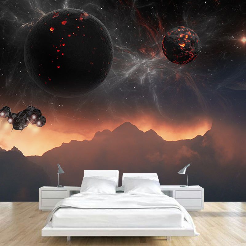 Environmental Photography Mural Wallpaper Planets Indoor Wall Mural