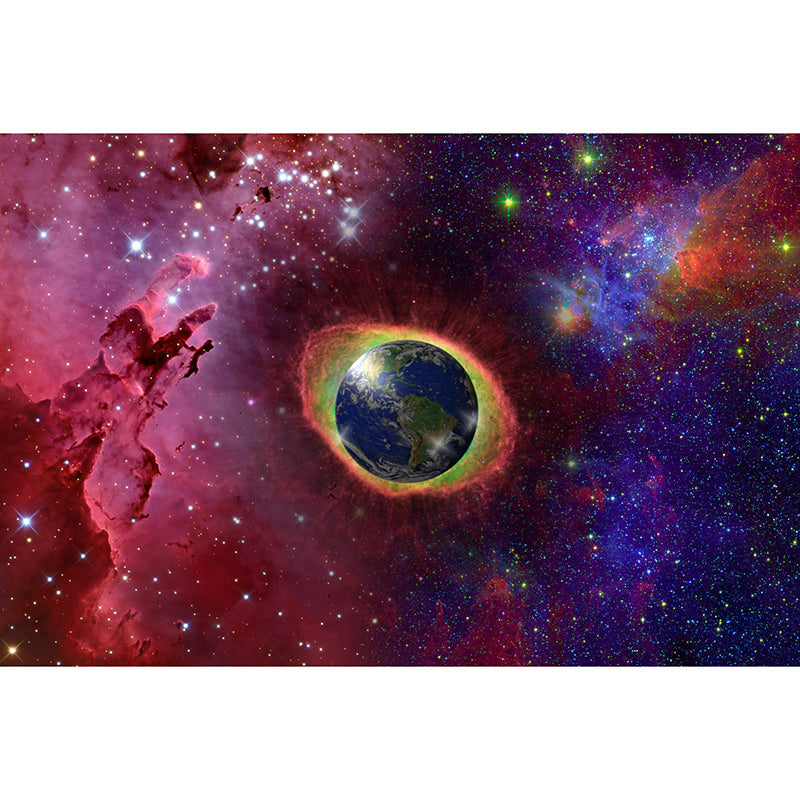 Planets Photography Environment Friendly Mural Wallpaper Bedroom Wall Mural