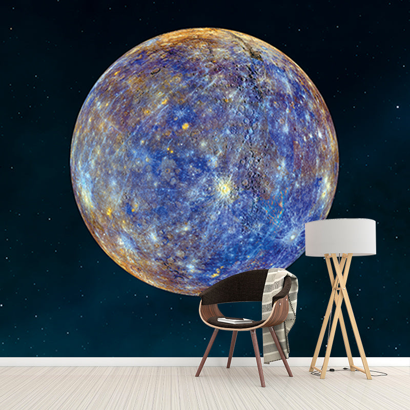 Planets Photography Environment Friendly Mural Wallpaper Bedroom Wall Mural