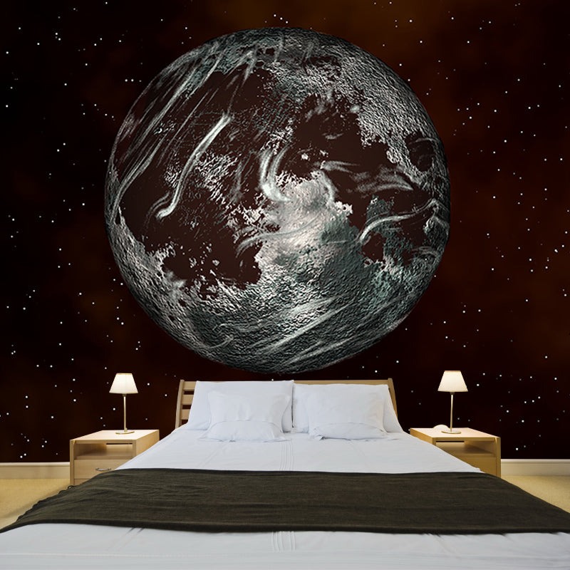 Mural Photography Stain Resistant Wallpaper Planets Living Room Wall Mural