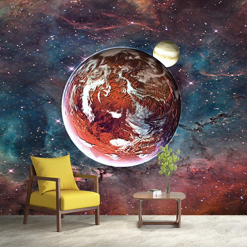 Planet Environmental Wall Mural Wallpaper Planets Living Room Wall Mural