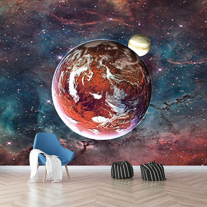 Planet Environmental Wall Mural Wallpaper Planets Living Room Wall Mural