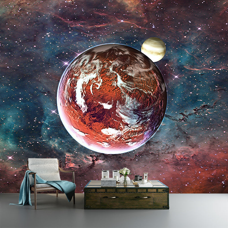 Planet Environmental Wall Mural Wallpaper Planets Living Room Wall Mural