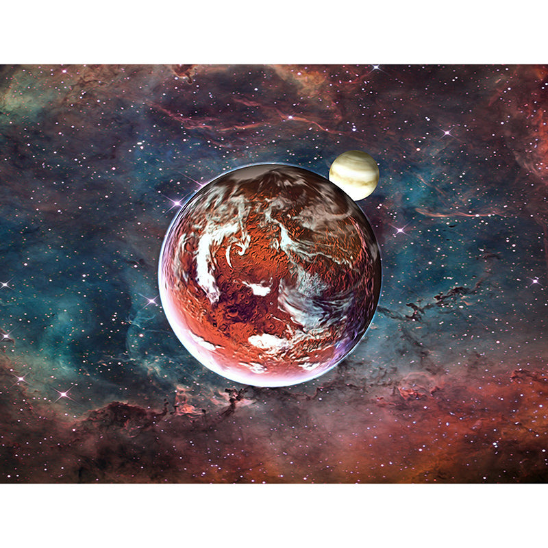 Planet Environmental Wall Mural Wallpaper Planets Living Room Wall Mural