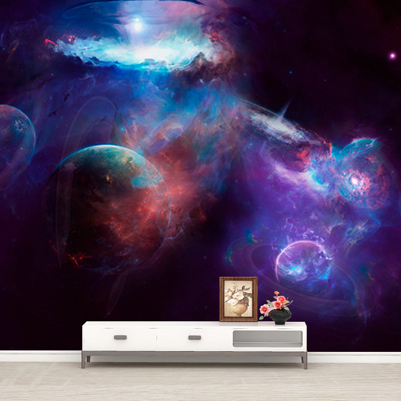 Bright Color Wall Mural Wallpaper Space Sitting Room Wall Mural