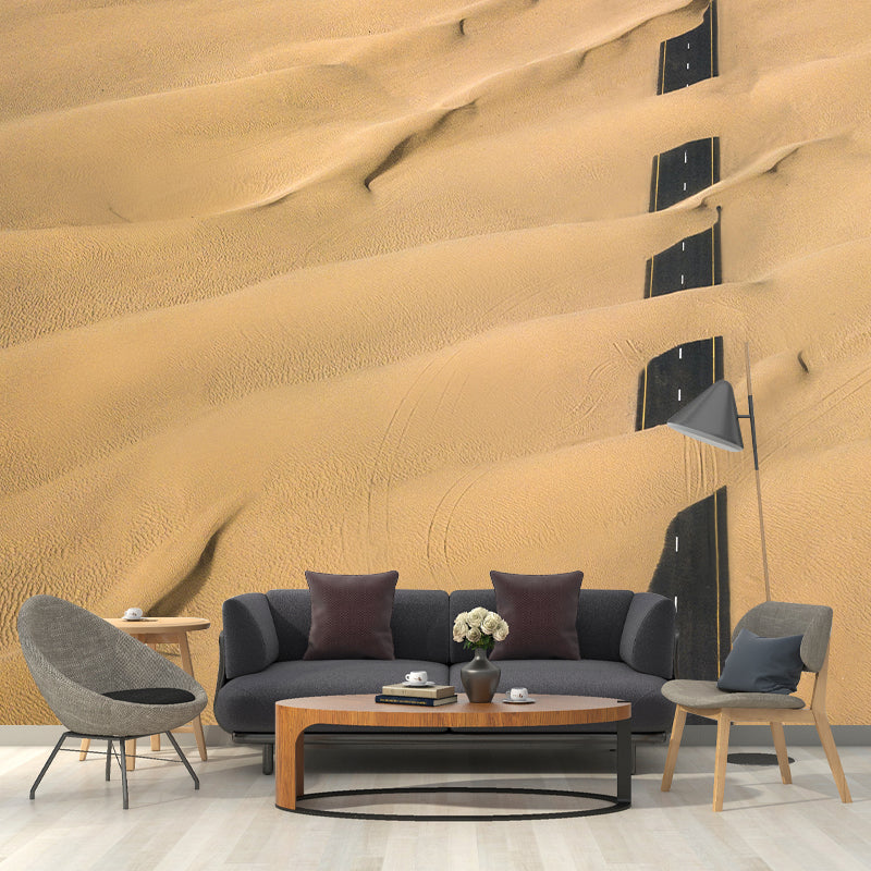 Mural Mildew Resistant Wall Endless Desert Wallpaper Sleeping Room Wall Mural