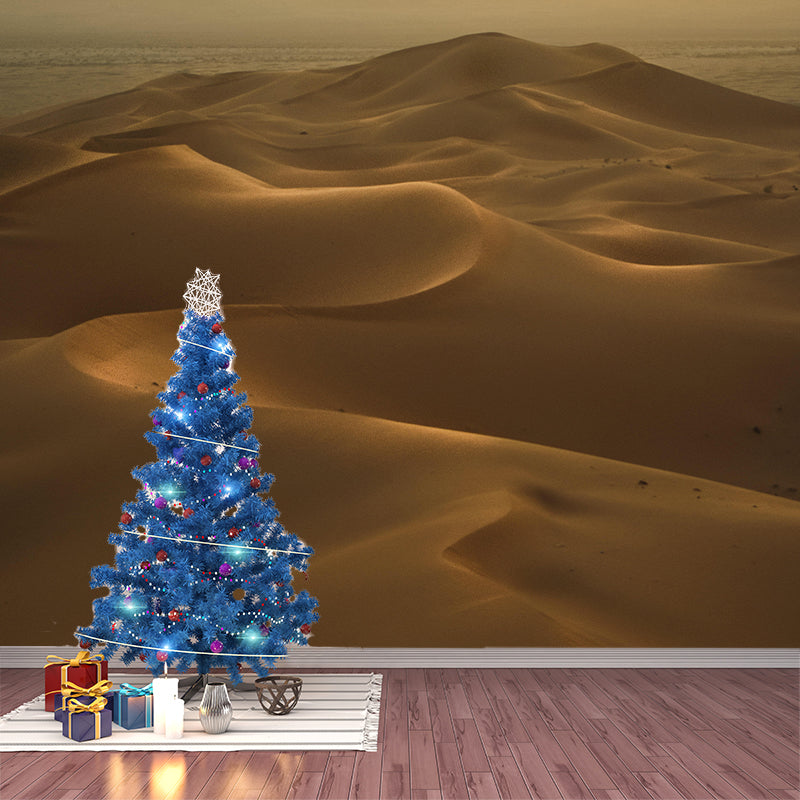 Mural Mildew Resistant Wall Endless Desert Wallpaper Sleeping Room Wall Mural