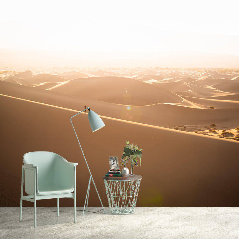 Vivid Mildew Resistant Wall Huge Desert Wallpaper Sitting Room Wall Mural