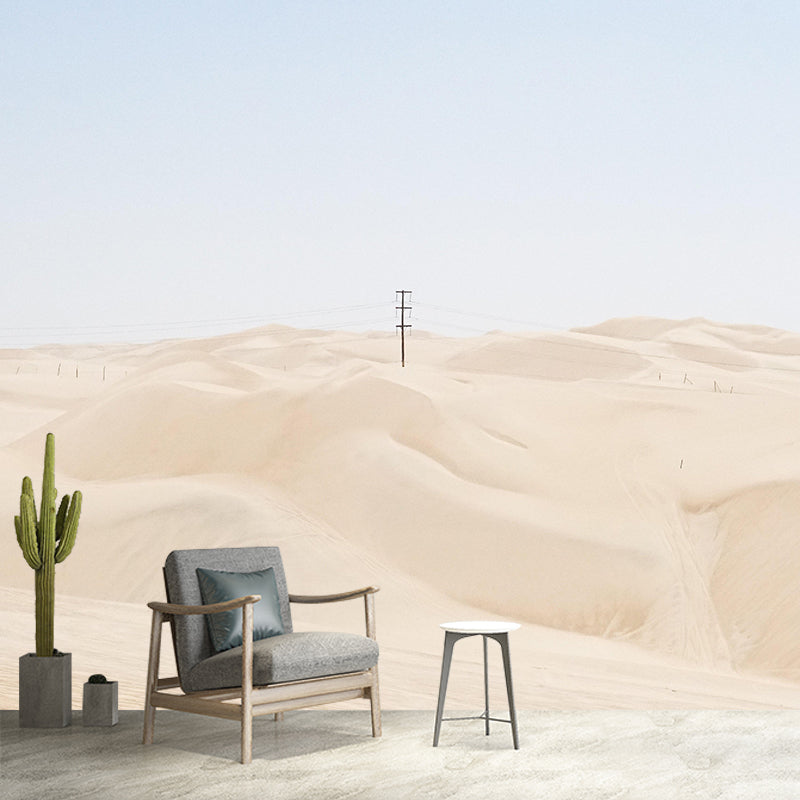 Vivid Mildew Resistant Wall Huge Desert Wallpaper Sitting Room Wall Mural