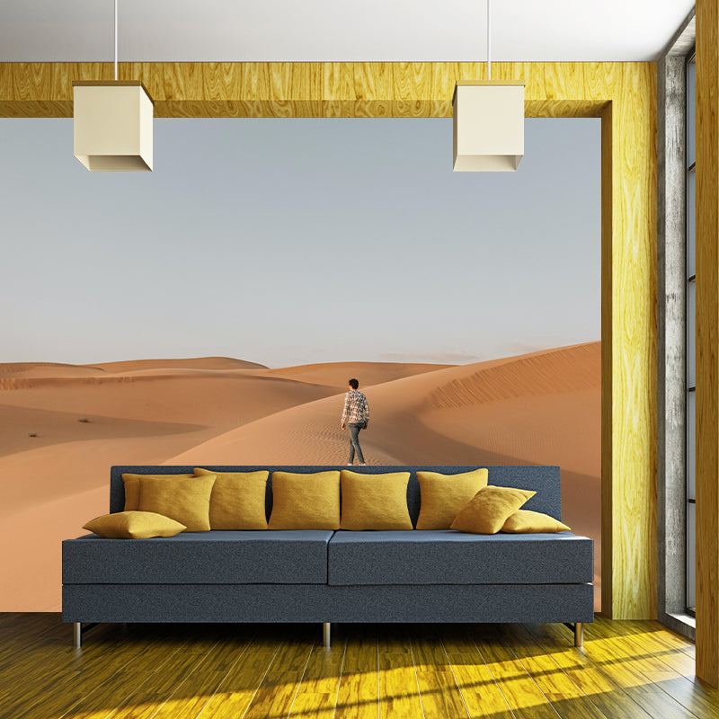Vivid Mildew Resistant Wall Huge Desert Wallpaper Sitting Room Wall Mural