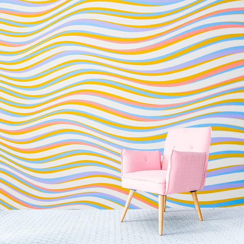 Gorgeous Wall Mural Abstract Print Mildew Resistant Wall Wallpaper Sitting Room Wall Mural