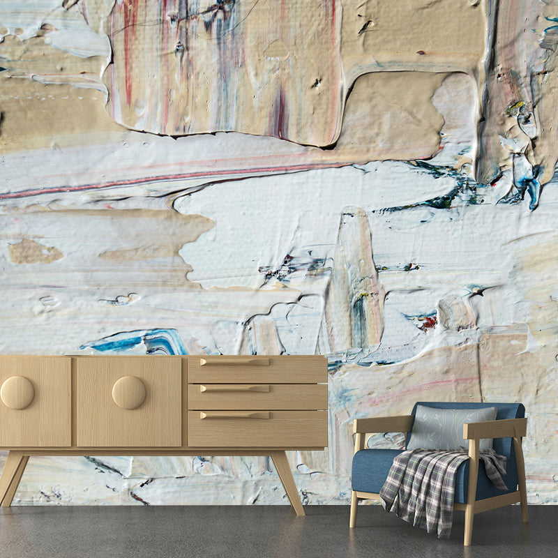 Oil Painting Mildew Resistant Wall Abstract Pattern Wallpaper Sitting Room Wall Mural