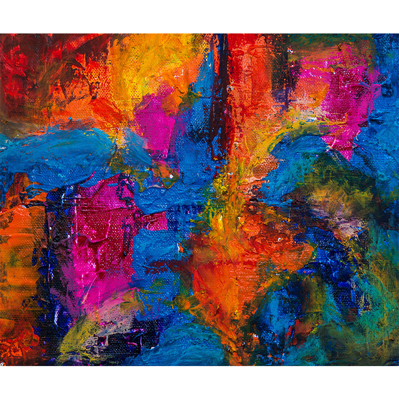 Abstract Print Mural Mildew Resistant Wall Pattern Wallpaper Study Room Wall Mural