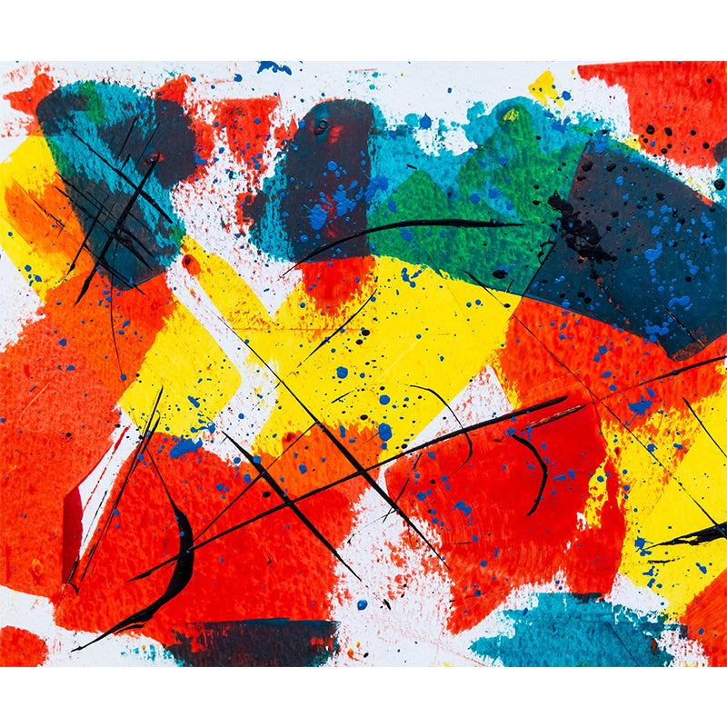 Abstract Print Mural Mildew Resistant Wall Wallpaper Bedroom Wall Mural