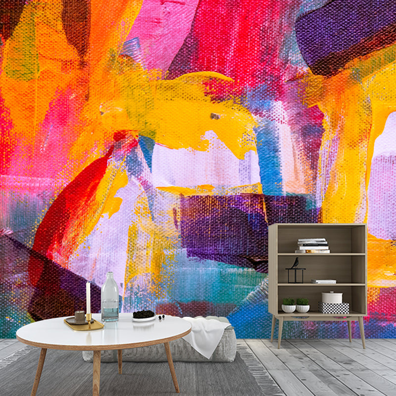 Oil Painting Wall Mural Mildew Resistant Wall Abstract Pattern Wallpaper Home Wall Mural