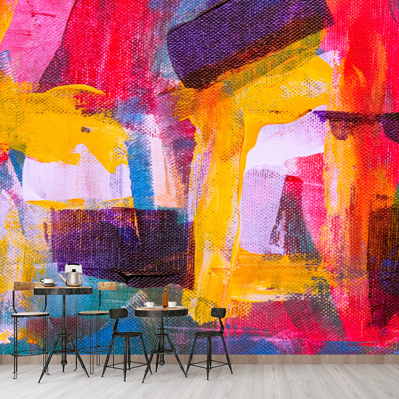 Oil Painting Wall Mural Mildew Resistant Wall Abstract Pattern Wallpaper Home Wall Mural